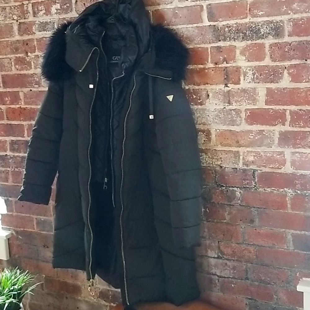 2 in 1 Olive Winter Long Coat